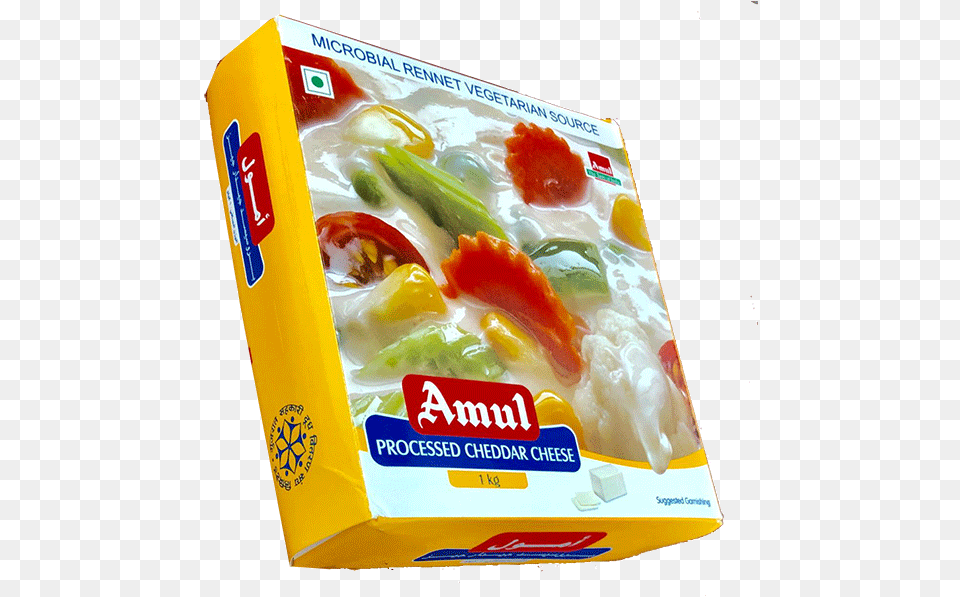 Amul Cheese Block, Food, Meal, Ketchup Png Image