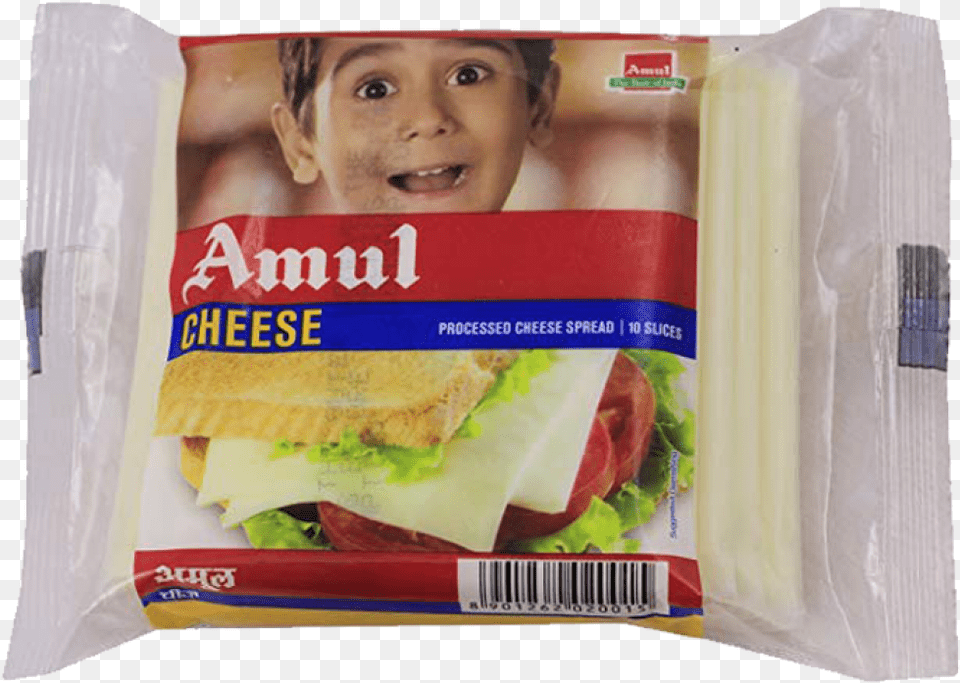 Amul Cheese Slice 200g Amul Cheese Slice Price, Food, Lunch, Meal, Person Png Image