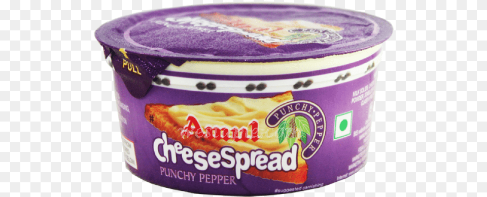 Amul Cheese Spread Pepper, Dessert, Food, Yogurt, Cream Free Transparent Png