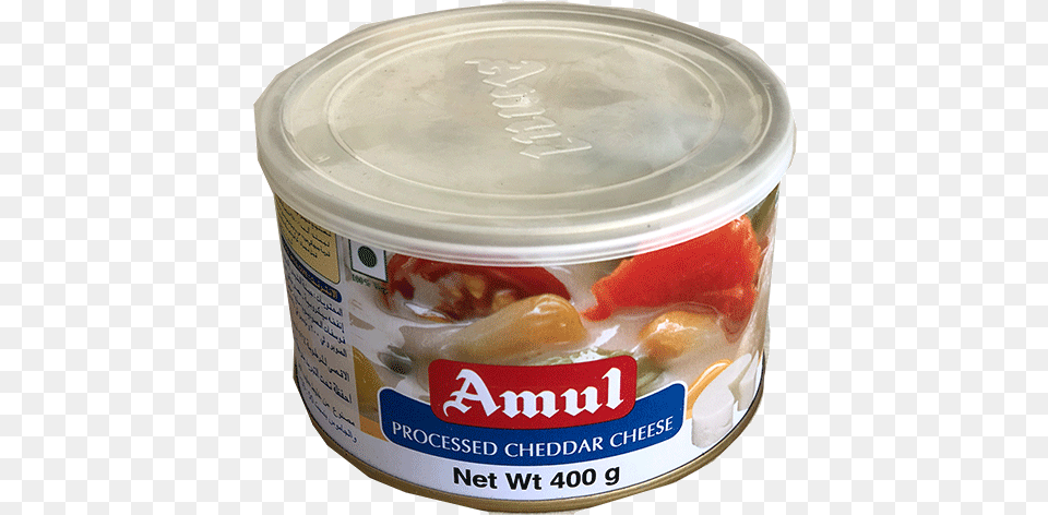 Amul Pasteurized Processed Cheese, Tin, Aluminium, Can, Canned Goods Png