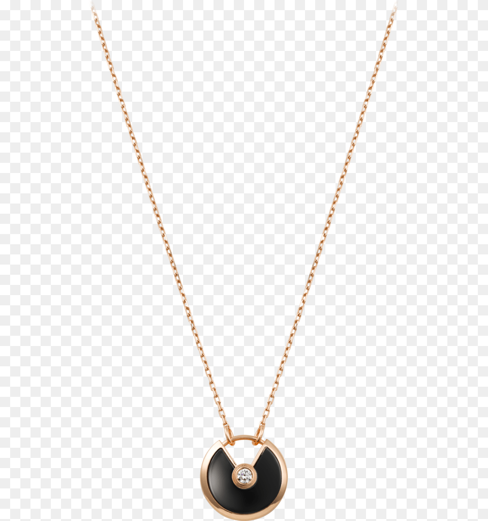 Amulette De Cartier Necklace Small Modelpink Gold Amulette Cartier, Accessories, Jewelry, Pendant, Diamond Free Png Download