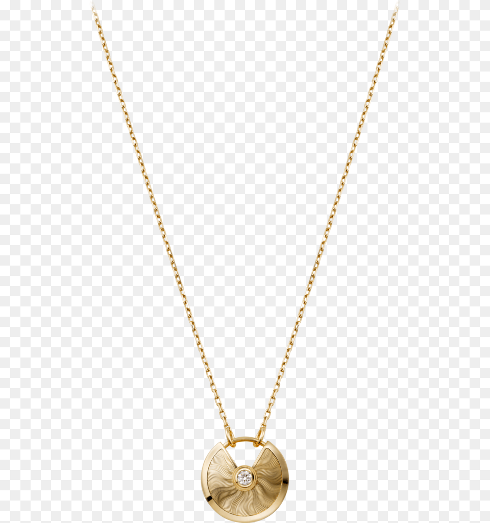 Amulette De Cartier Necklace Small Modelyellow Gold Mother Of Pearl Cartier, Accessories, Jewelry, Diamond, Gemstone Png Image