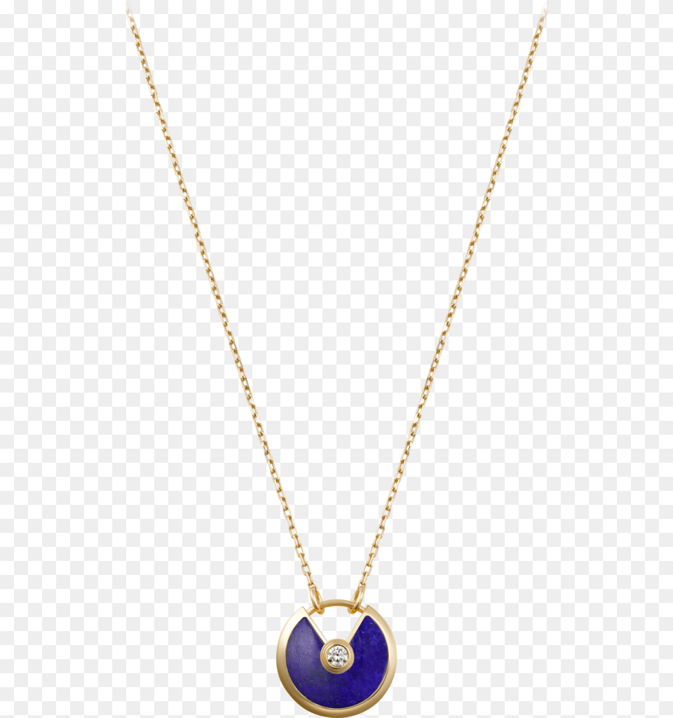 Amulette De Cartier Necklaceyellow Gold Lapis Lazuli Cartier Amulette, Accessories, Jewelry, Necklace, Pendant Png