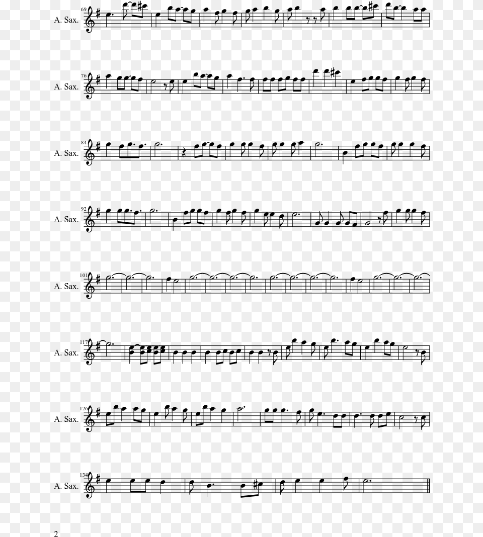 Amumu Sheet Music Composed By Joe Majors 2 Of 2 Pages, Gray Png