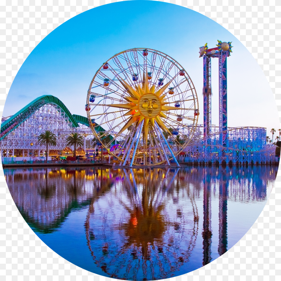 Amusement Park Disney39s California Adventure, Machine, Wheel, Amusement Park, Fun Free Transparent Png