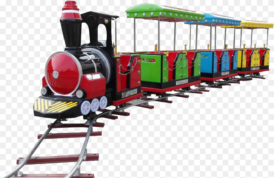 Amusement Park Funfair Rides Thomas Track Train For Electric Mall Track Train, Locomotive, Railway, Transportation, Vehicle Png