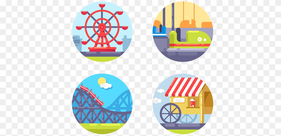 Amusement Park Picture Amusement Park Icon, Play Area, Amusement Park, Machine, Wheel Free Png Download