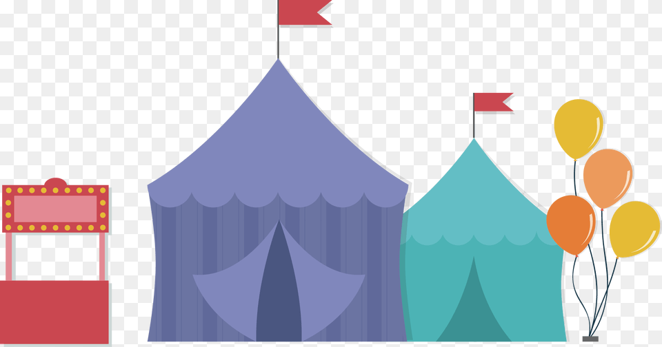 Amusement Park Traveling Cute Carnival Cartoon Circus, Leisure Activities, Balloon, Tent Free Transparent Png