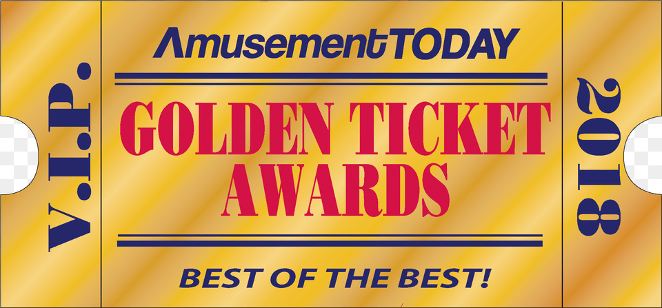 Amusement Today Invites Industry Professionals To Be Golden Ticket Awards 2017, Paper, Text Free Transparent Png