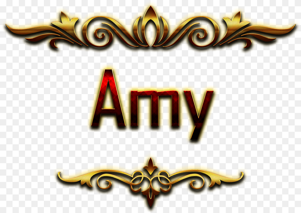 Amy Decorative Name Ray Name, Logo, Emblem, Symbol Free Png
