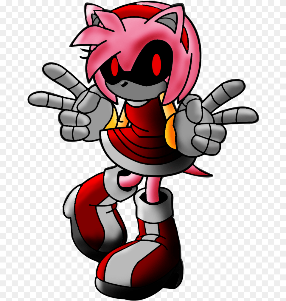 Amy Nator Mecha Amy Rose, Baby, Person, Cartoon Free Png