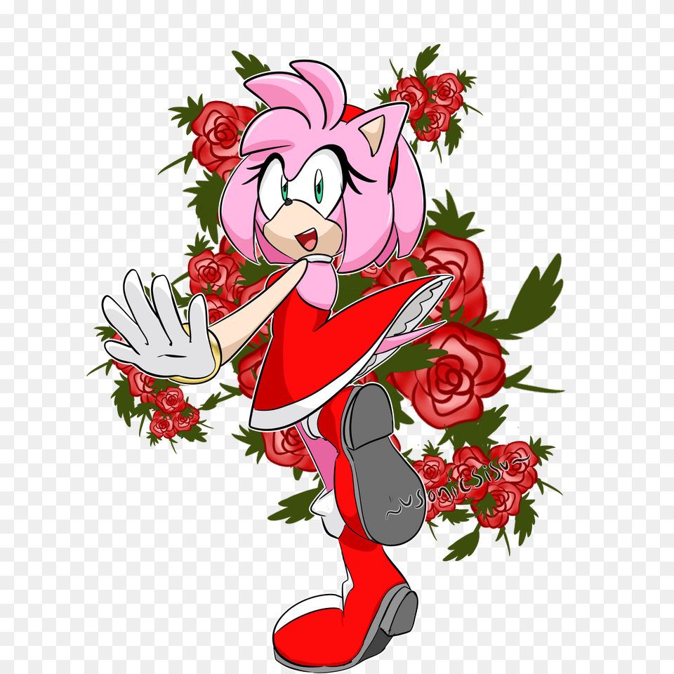 Amy Rose Haha Get It Sonicthehedgehog, Art, Graphics, Publication, Book Png