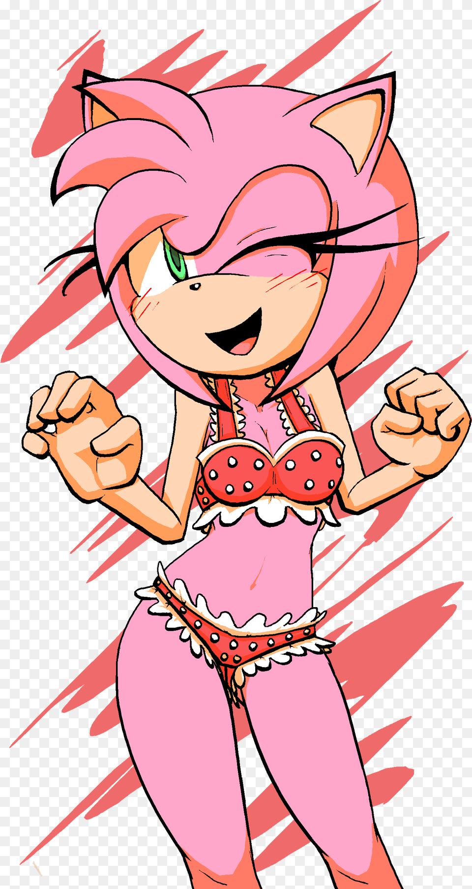 Amy Rose In A Bikini, Book, Comics, Publication, Adult Png