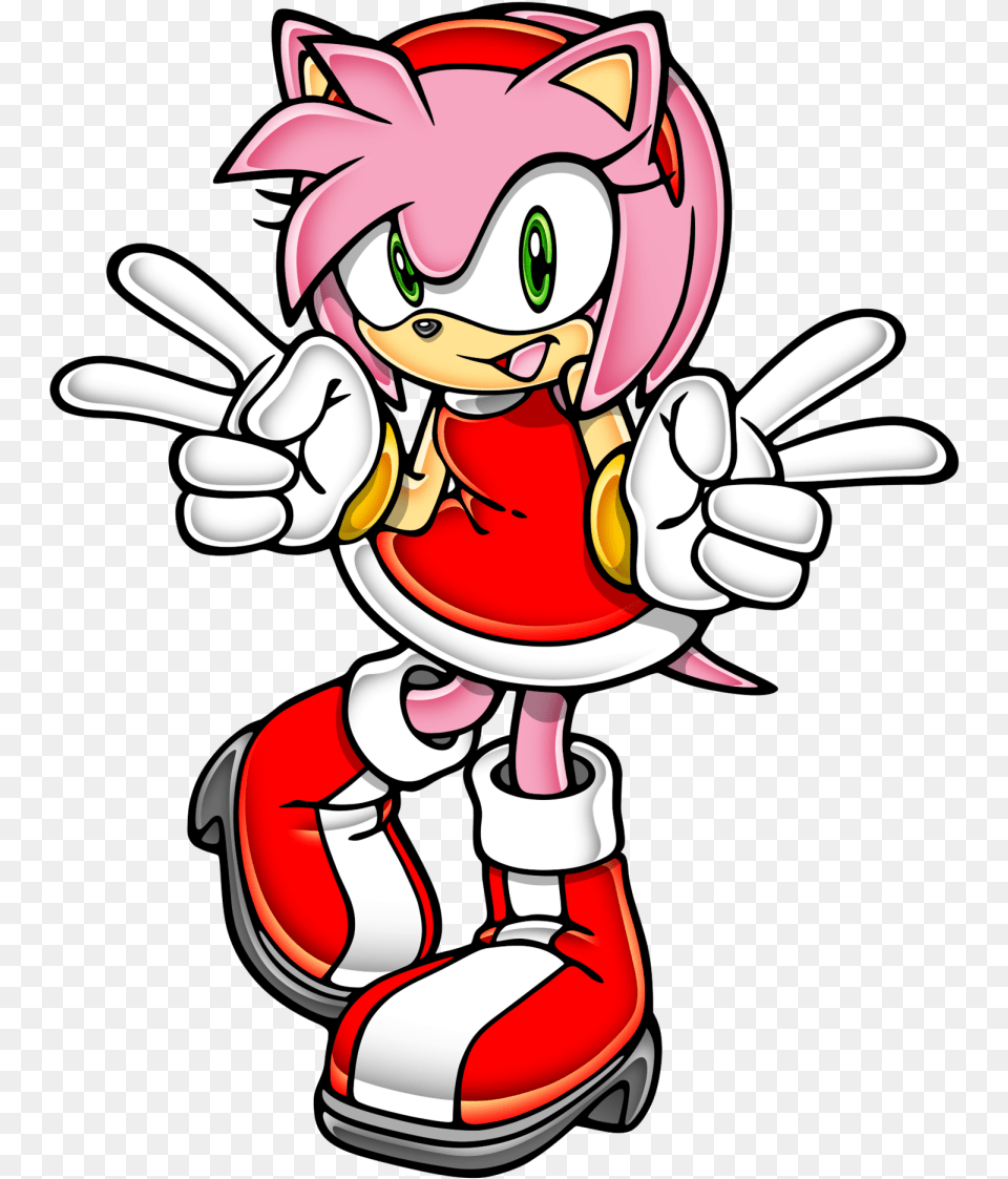 Amy Rose Sonic The Hedgehog Character Amy, Book, Comics, Publication, Baby Free Transparent Png