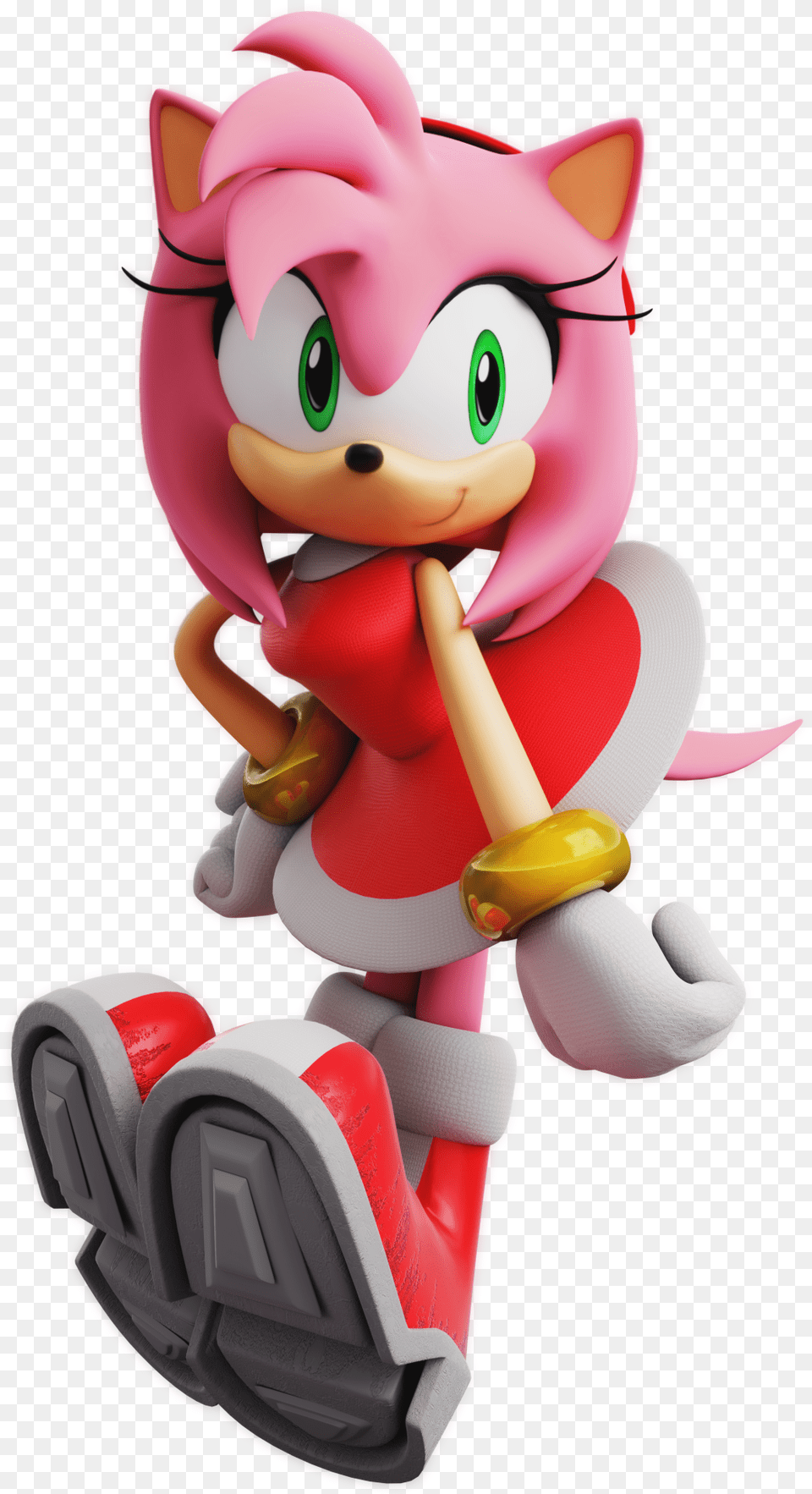 Amy Rose Sonic The Hedgehog Render, Toy, Figurine Png