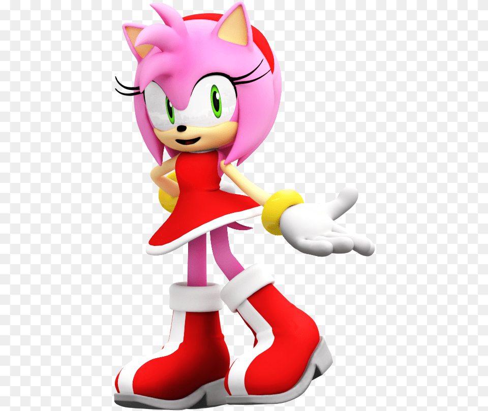 Amy Rose Sonic World Sonic Amy Rose, Elf, Baby, Person, Face Free Png