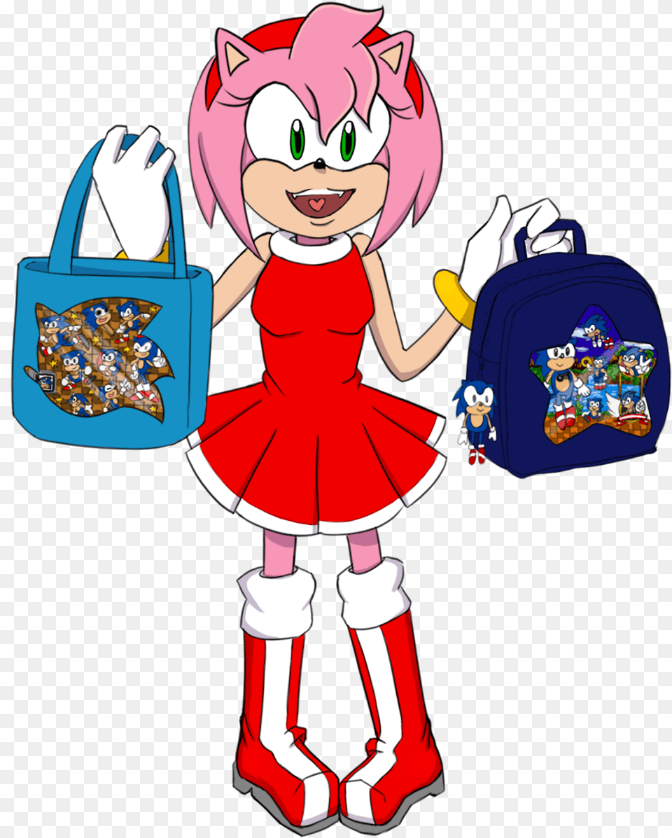 Amy Rose Totally Has An Itabag Of Her One And Only Sonic Ita Bag, Accessories, Baby, Person, Handbag Free Png Download