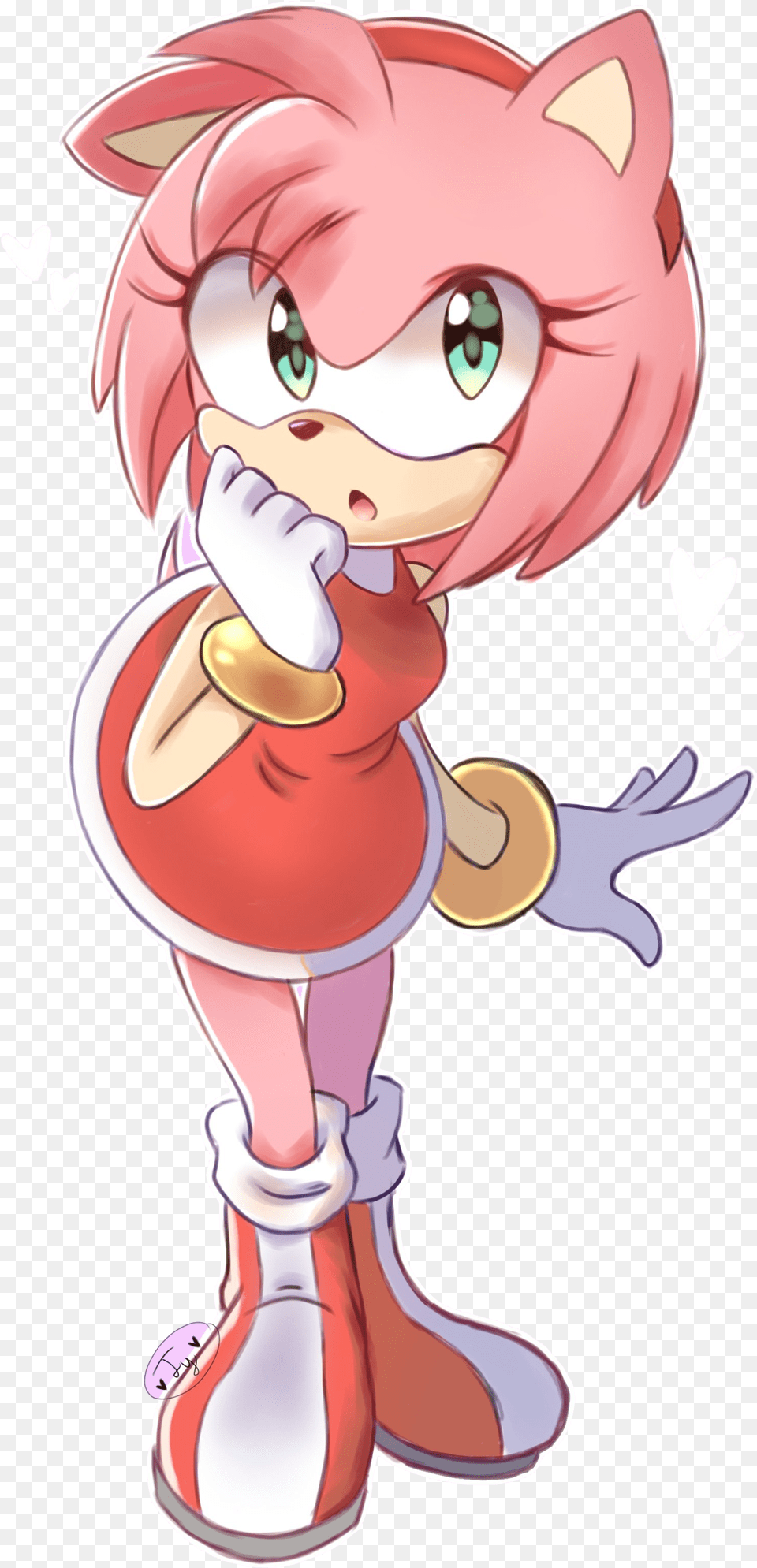 Amy Rose Transparent Background Amy Rose With Long Hair, Book, Comics, Publication, Baby Free Png
