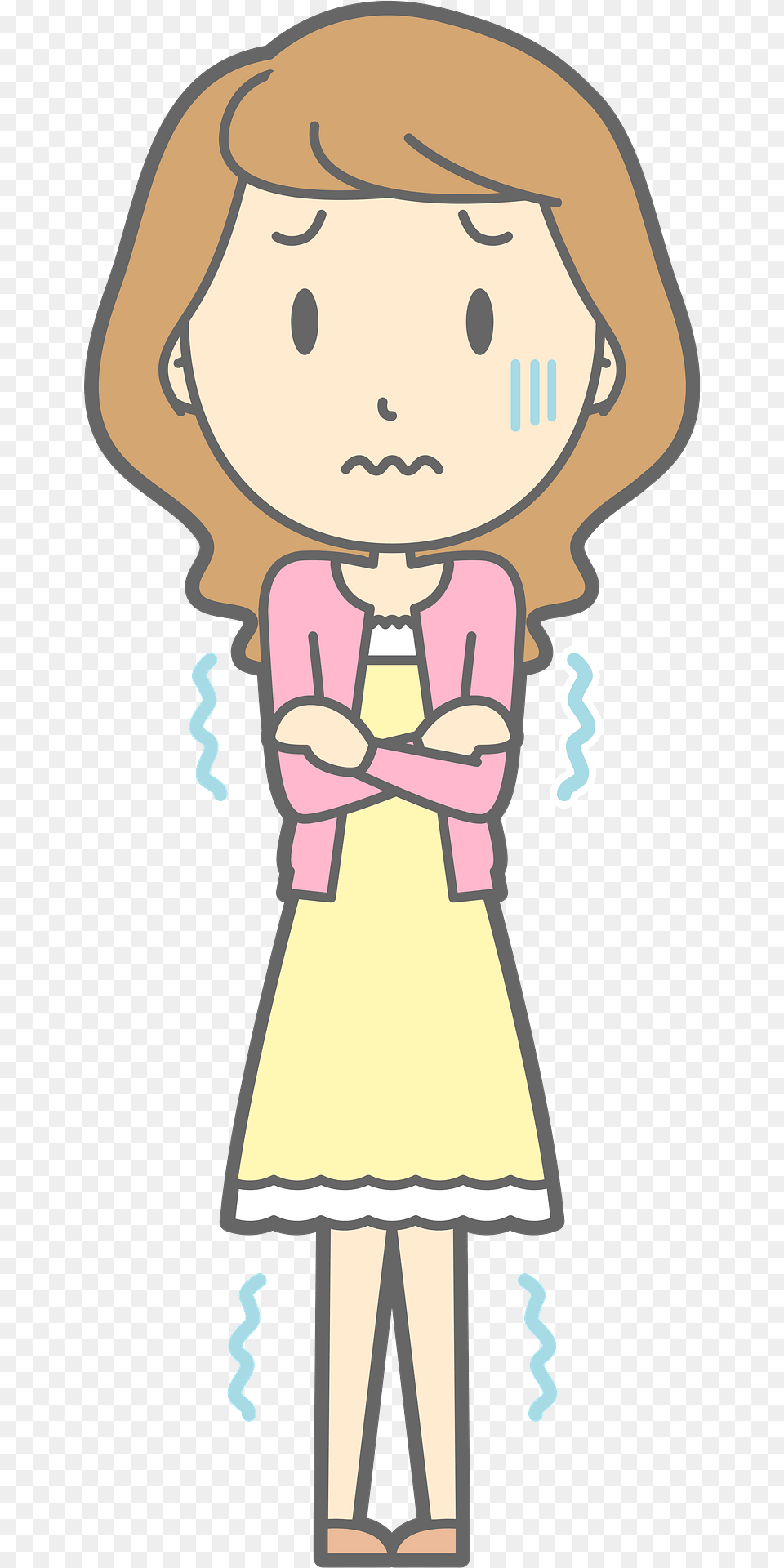 Amy Woman Is Shivering Cold Clipart, Person, Face, Head, Book Free Png Download