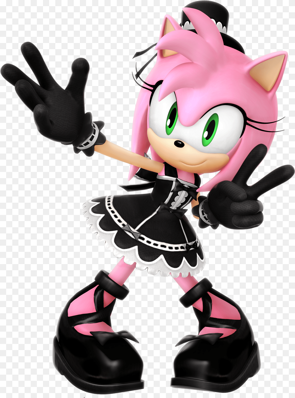 Amyrose Sega Halloween2018 Sticker By Amy Rose Goth Amy Rose, Baby, Book, Comics, Person Png