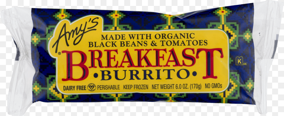 Amys Breakfast Burrito Organic 6ounce Boxes Pack, Food Png