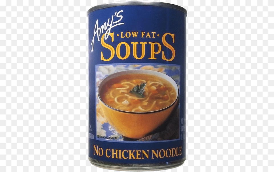 Amys Kitchen No Chicken Noodle Soup Organic Can 14 Amy39s No Chicken Noodle Soup, Bowl, Meal, Food, Dish Png