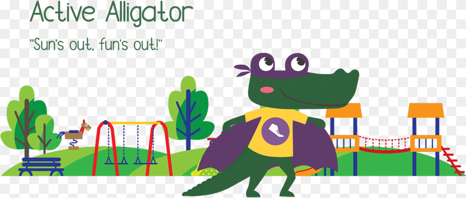 An Active Alligator Playground, Play Area, Baby, Person, Outdoors Free Png Download