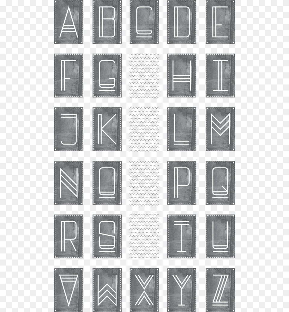 An Alchemic Typeface That Was Inspired By Aztec And Lettering, Art, Collage, Home Decor, Rug Png Image