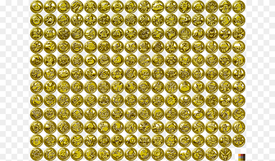 An Amazing Amount Of Wasted Effort Dragon Quest Monster Medals, Gold, Pattern Free Transparent Png