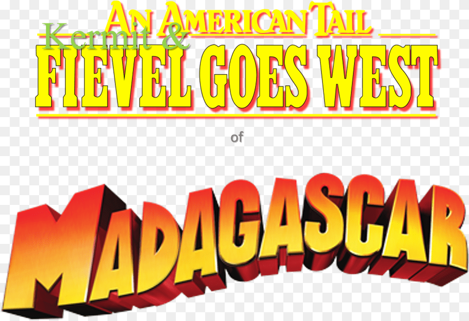 An American Tail Kermit Amp Fievel Goes West Of Madagascar Madagascar The Musical Logo, Dynamite, Weapon Free Transparent Png