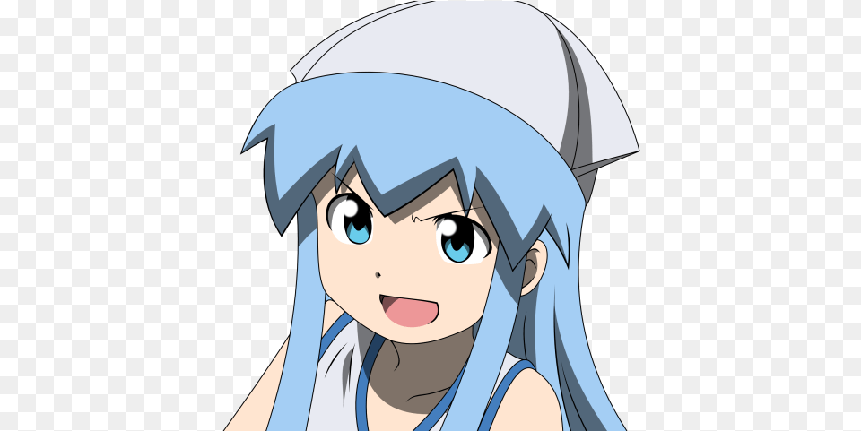 An Anime You Hate But Everyone Else Squid Girl Face Book, Comics, Publication, Person Free Transparent Png