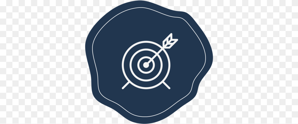 An Arrow Sticking Our Of The Bullseye Of A Target Icon Emblem, Disk, Weapon, Home Decor Png Image