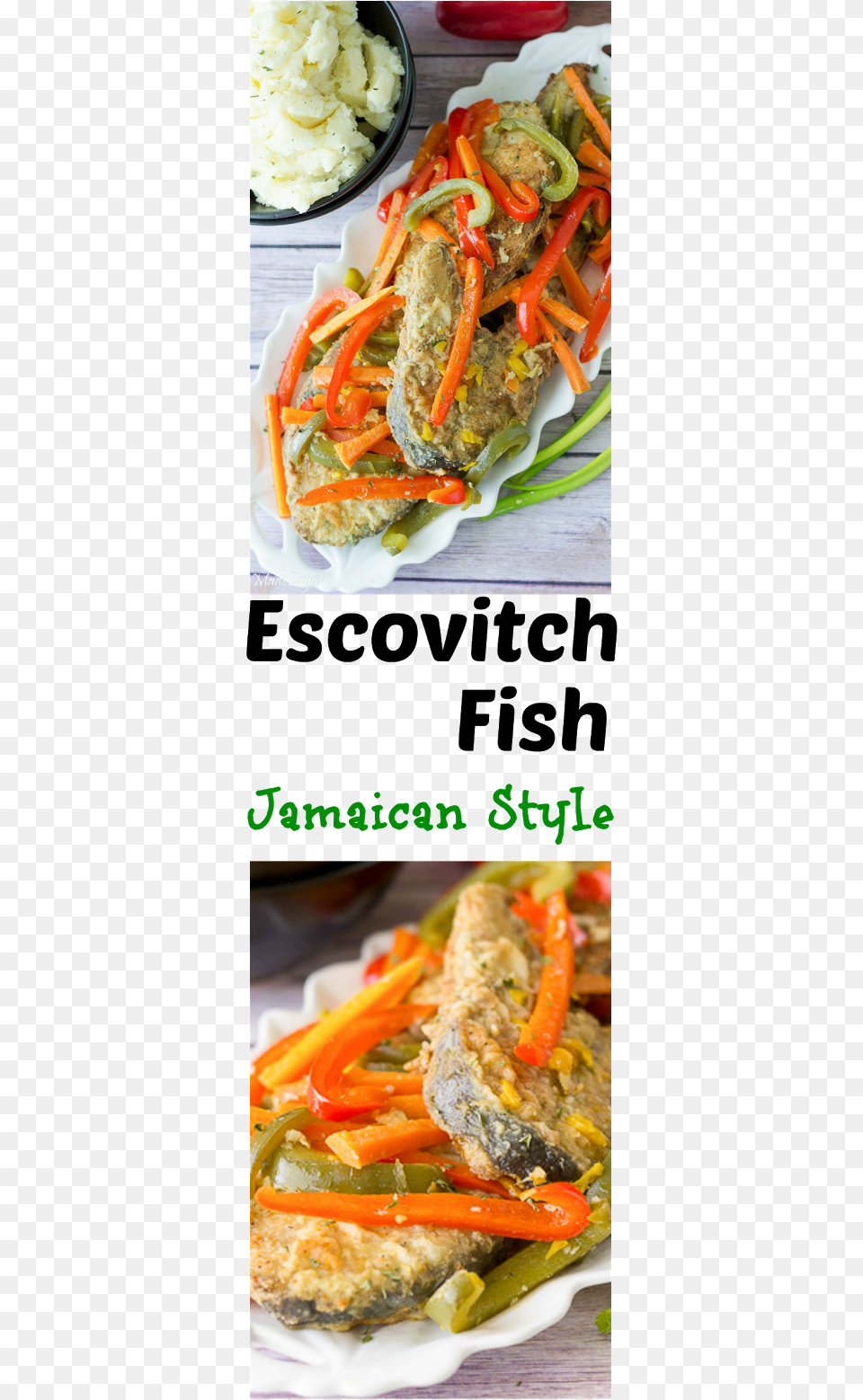 An Easy Recipe To Make Jamaican Escovitch Fish Where Recipe, Food, Lunch, Meal, Burger Free Png Download