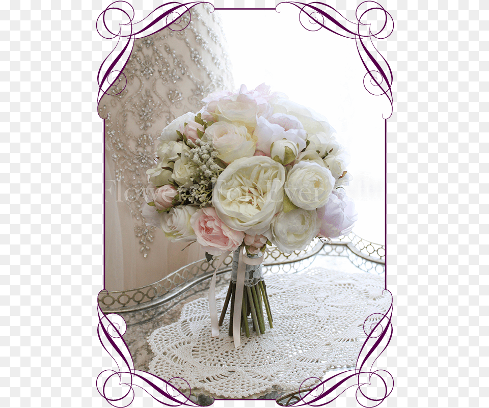 An Elegant And Romantic Silk Artificial Wedding Bridal Bridesmaid Peony And Roses Bouquets, Flower Bouquet, Plant, Flower Arrangement, Flower Png
