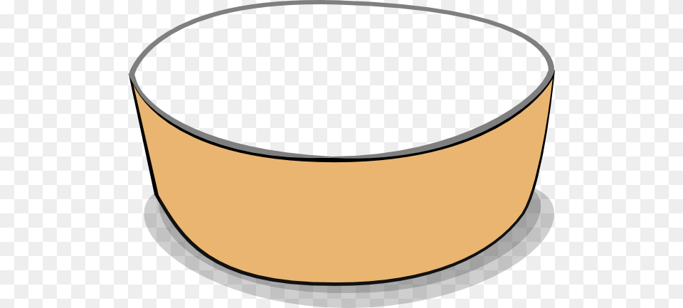 An Empty Bowl Of Soup Clip Art, Furniture, Table, Disk, Tub Free Png Download