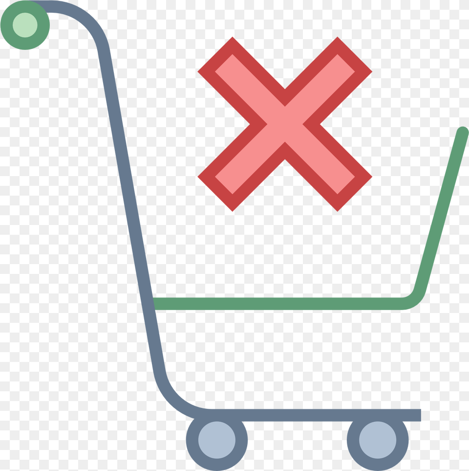 An Empty Shopping Cart Viewed From The Side Clear Filter Icon, Shopping Cart Png