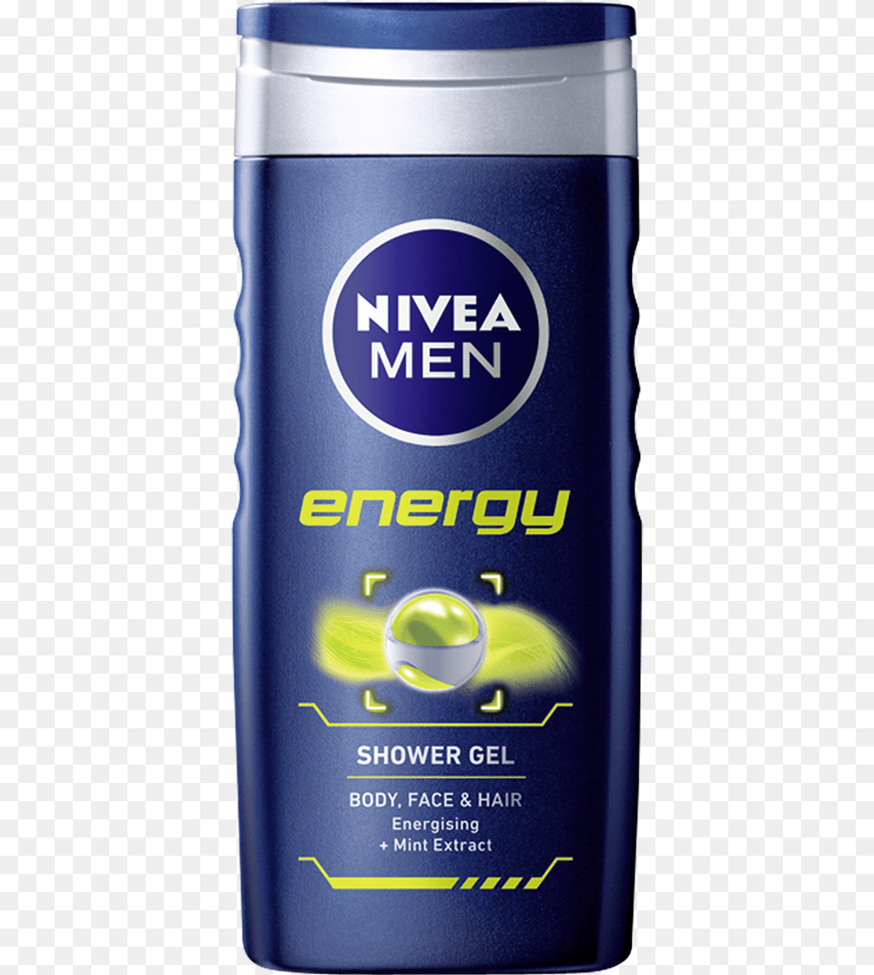 An Energizing Shower Gel Especially Made For Men Nivea Men Shower Gel, Cosmetics, Can, Tin, Deodorant Free Transparent Png