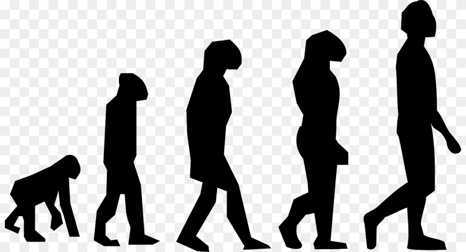 An Era More Upfront Negotiations Is Dawning Pixaby Theory Of Evolution, Person, Silhouette, Walking, Adult Free Transparent Png