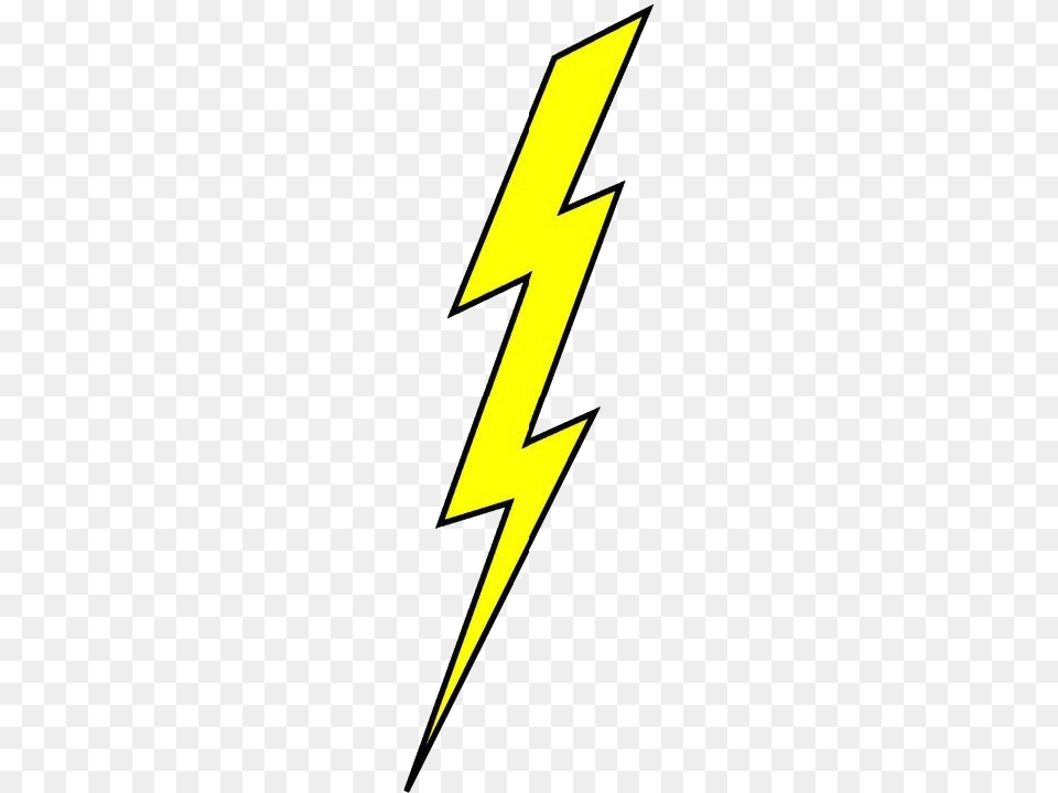 An Error Occurred Lightning Bolt Long Cartoon Lightning Bolt, Logo, Symbol Free Png Download