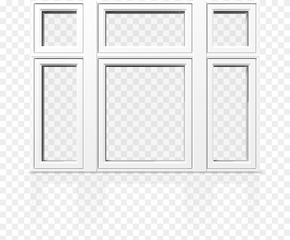 An Example Of A Standard Hollow Chamber Pvc Window, Door, Architecture, Building, Housing Free Png Download