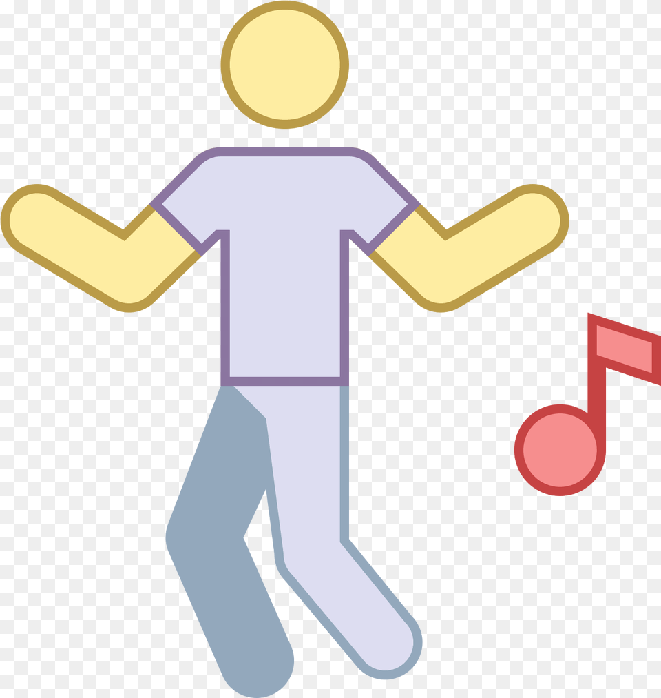 An Icon Of Dancing Consists Of A Man Or Woman Standing Dance, Cross, Symbol, Juggling, Person Png