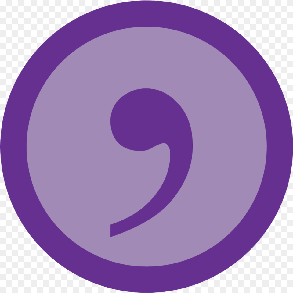 An Icon Showing A Comma Comma Clipart, Number, Symbol, Text Png Image