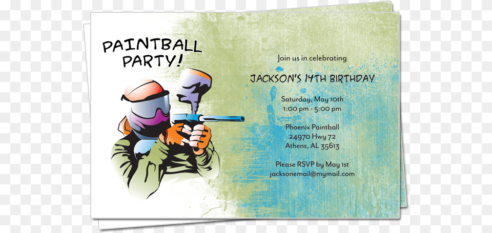 An Idea For You Moms On A Paintball Invitation Paintball Party Invitation, Advertisement, Person, Poster, People Free Png