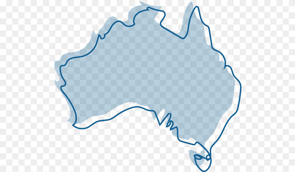 An Illustration Of A Map Of Australia Fully Coloured, Silhouette, Person, Chart, Plot Free Png