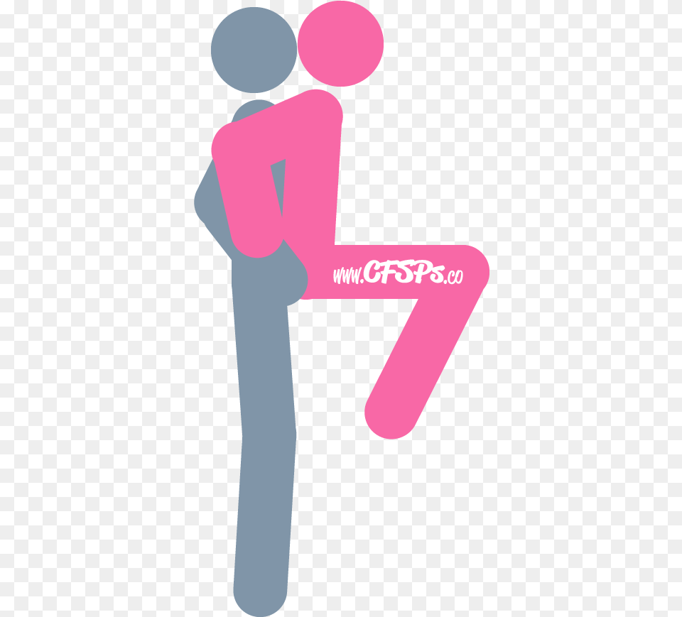 An Illustration Of The Squat Balance Sex Position Balance Sex, Clothing, Long Sleeve, Sleeve, Purple Png Image