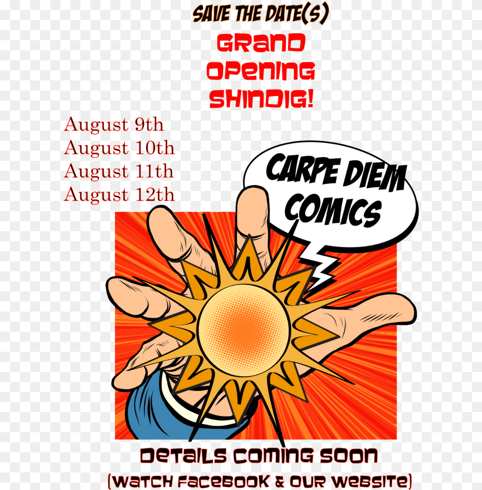 An Image Displaying The Carpe Diem Logo Showing The, Advertisement, Poster, Book, Comics Free Png Download