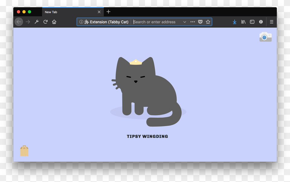 An Image From Tabby Cat A Playful Extension That Puts Tabby Cat Firefox, Animal, Mammal, Pet Png