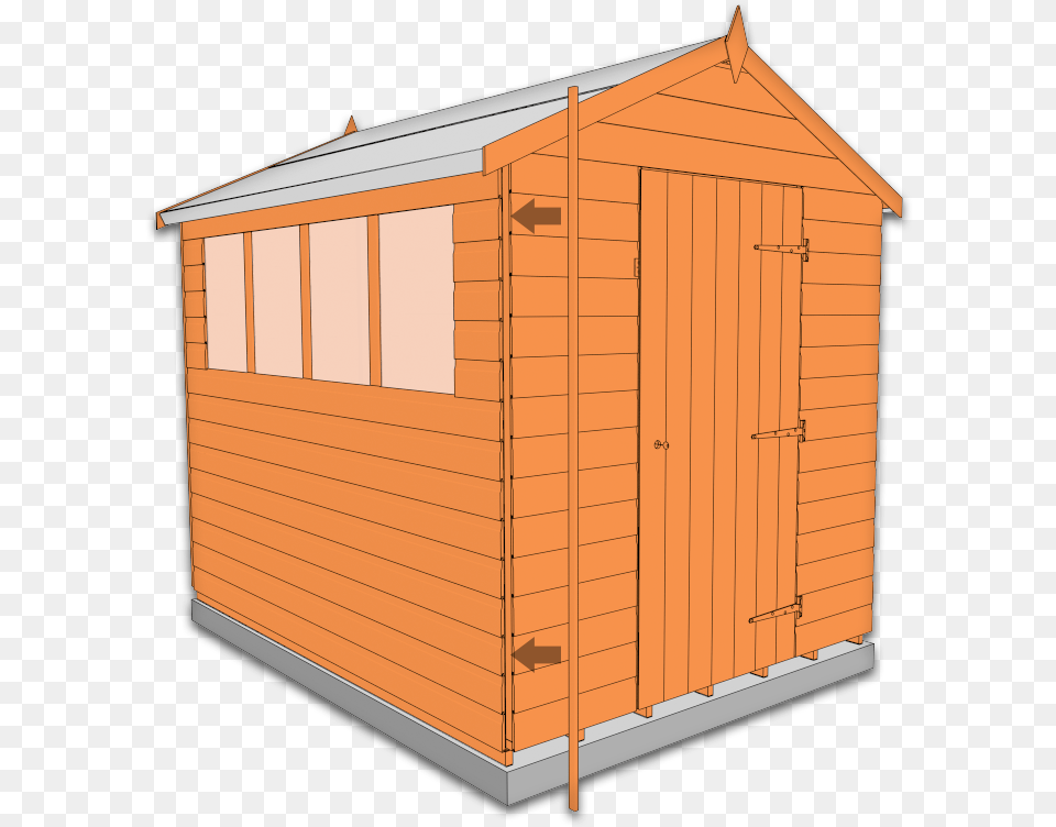 An Image To Show The Corner Strips Shed, Architecture, Housing, Building, Outdoors Free Png Download