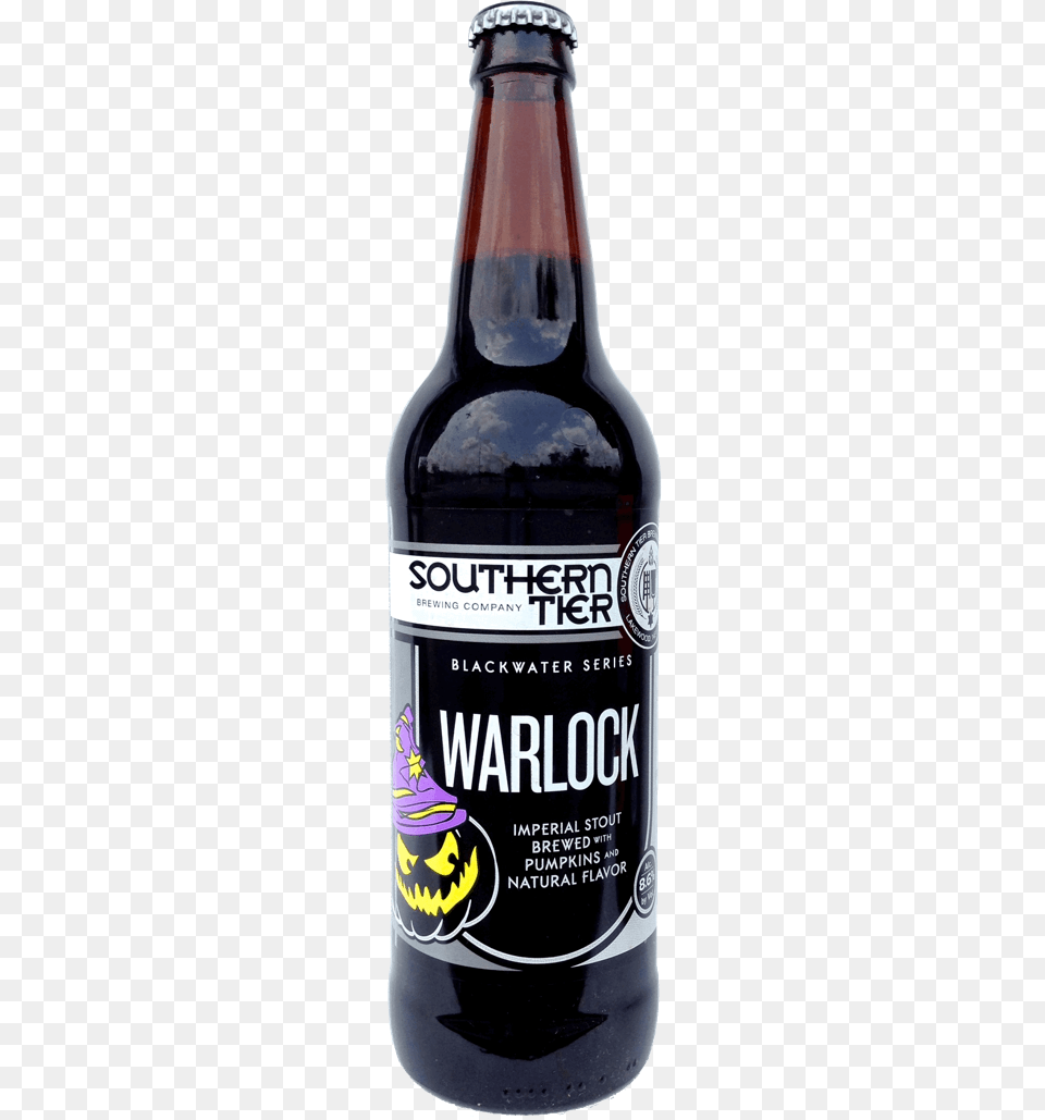 An Imperial Stout From Southern Tier Brewing Lakewood Southern Tier Warlock, Alcohol, Beer, Beverage, Beer Bottle Png