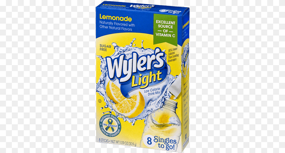 An Instant Burst Of Sweet Nostalgia With A Tangy Flavor Wylers Light Wylers Light Singles To Go Powder Packets, Beverage Free Transparent Png